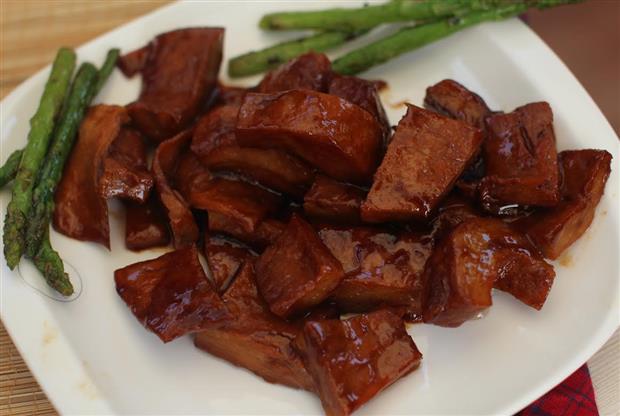 Honey Glazed Mock Duck Recipe - NDTV Food